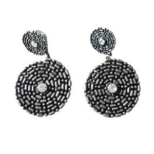 DANNIJO Round Statement Earrings MISSING BACK